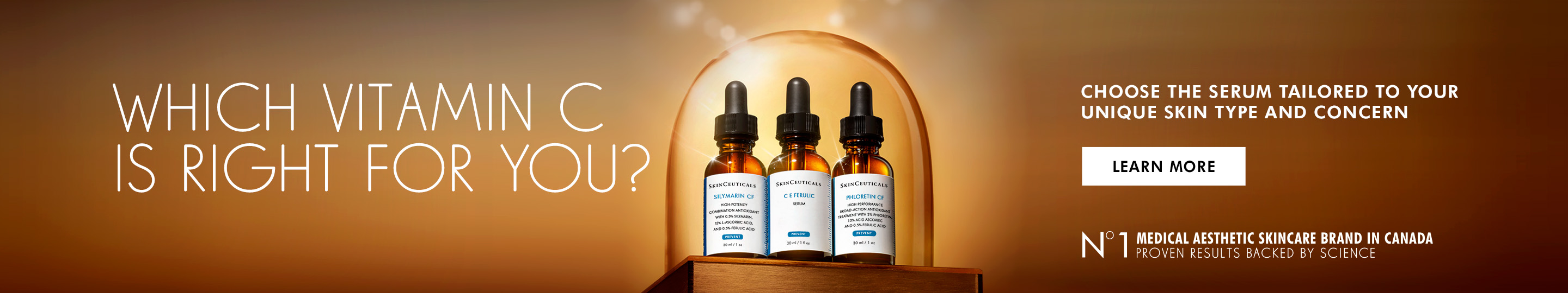 Which vitamin c is right for you ? Choose the serum tailore to your unique skin type and concern.